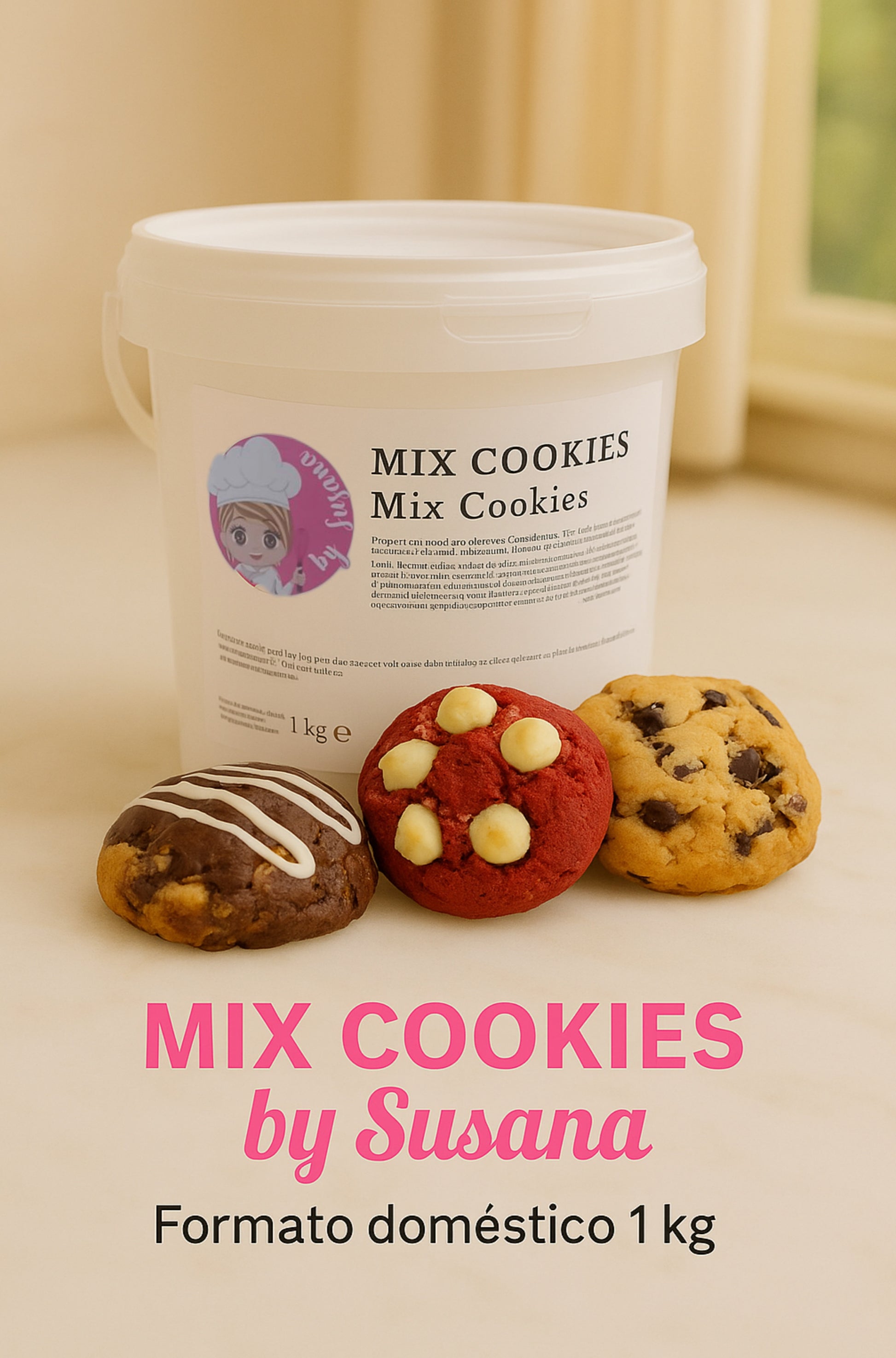 Mix cookies doméstico 1kg.
